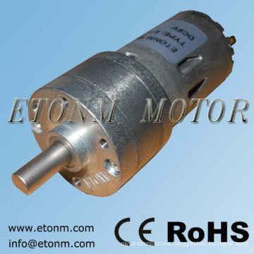 Motor de engranaje de la CC 12v 32m m del imán permanente de 50 revueltas